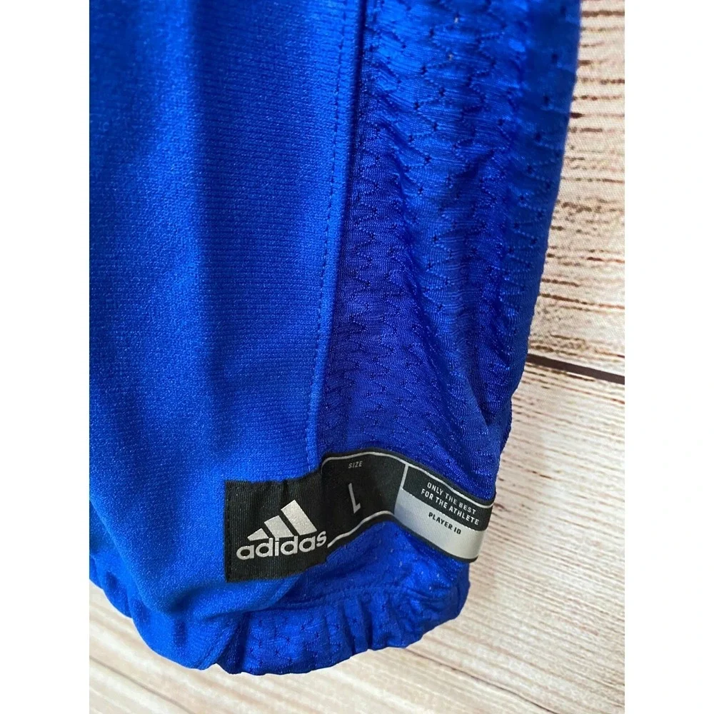 Adidas Techfit Football Shirt Mens Large RY Blue Football Compression New $80